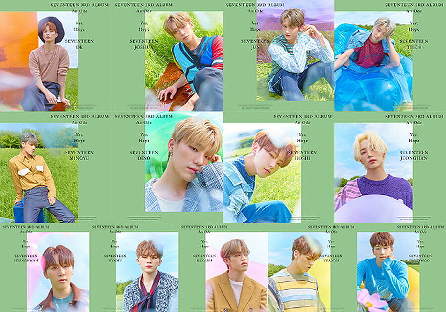 SEVENTEEN [AN ODE] 3rd Album CD+POSTER+2ea Photo Book+4p Card+GIFT