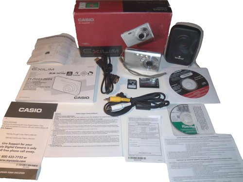 CASIO EX-Z1200 Digital Camera EXILIM ZOOM Silver 12.1MP optical 3x