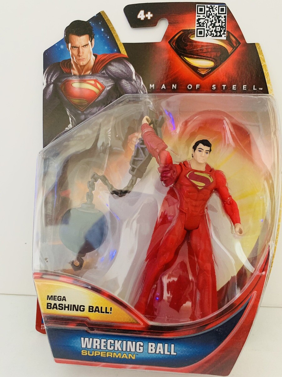 Superman: Man of Steel Wrecking Ball Superman Figure with Mega