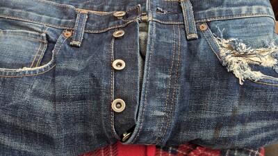 LEVI LVC S501 XX VinTagE 1944 WW2 BIG E RED LINE SELVEDGE JEANS 32