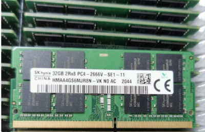 SK Hynix 32GB DDR4 2666 2Rx8 PC4-21300 260p HMAA4GS6MJR8N Laptop