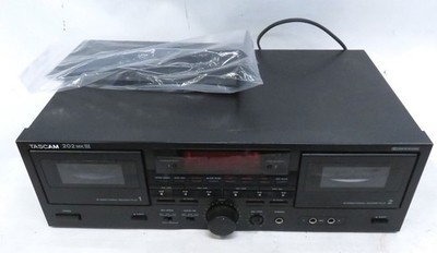 TASCAM 202MKIII Dual-Cassette Deck * Parts Or Repair * Right Side