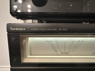 Technics SU -C1010 /SE -A1010 Preamp /Power Amp | eBay UK
