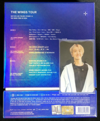 BTS 2017 The Wings Tour In Seoul DVD Live Trilogy Episode III Set