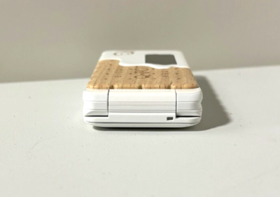 docomo Q-POT SH-04C white milk Japanese Flip Phone Limited Galakei