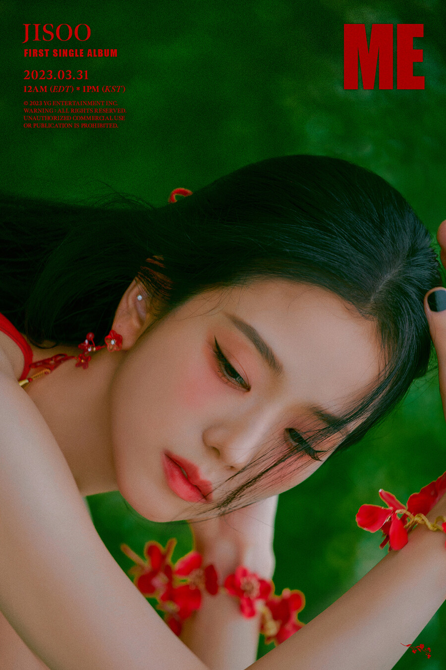 BLACKPINK JISOO [ME] FIRST SINGLE ALBUM YG TAG ALBUM LP Ver/ TAG