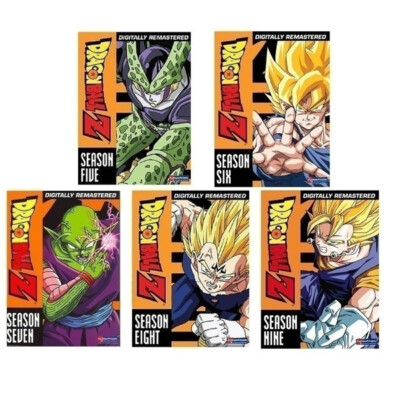 DRAGON BALL Z The Complete UNCUT Season 1-9 DVD Series 1 2 3 4 5 6