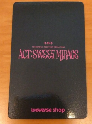 TXT Sweet SOOBIN Weverse Japan Sweet Mirage Lucky Draw Official