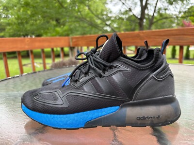 Adidas ZX 2K NASA Mens Running Shoes FX7029 Black Blue Size 9.5 | eBay
