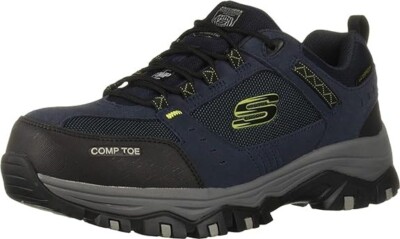 Men's Sz 7 SKECHERS Greetah COMPOSITE TOE Safety Shoes Waterproof