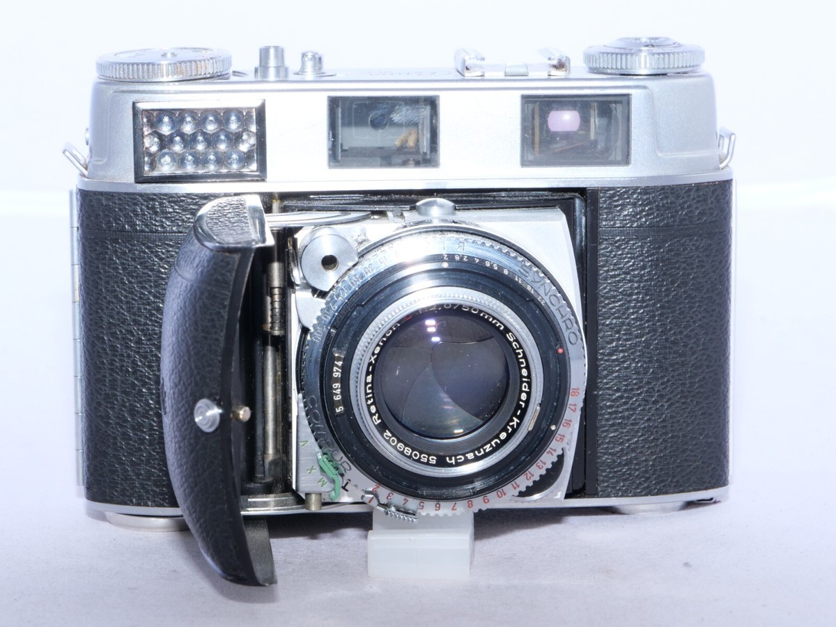 Kodak Retina IIIC (BIG C) 35mm rangefinder camera. Xenon 50mm f2