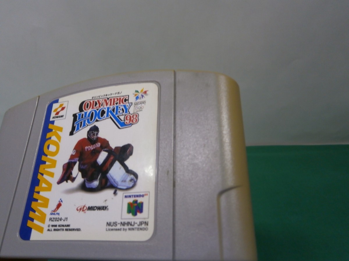 N64 - Olympic Hockey Nagano 98 - Nintendo 64, Japan. Sports Game
