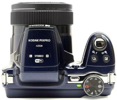 Kodak PixPro AZ-528 52x Zoom WiFi Bridge Camera in Midnight Blue