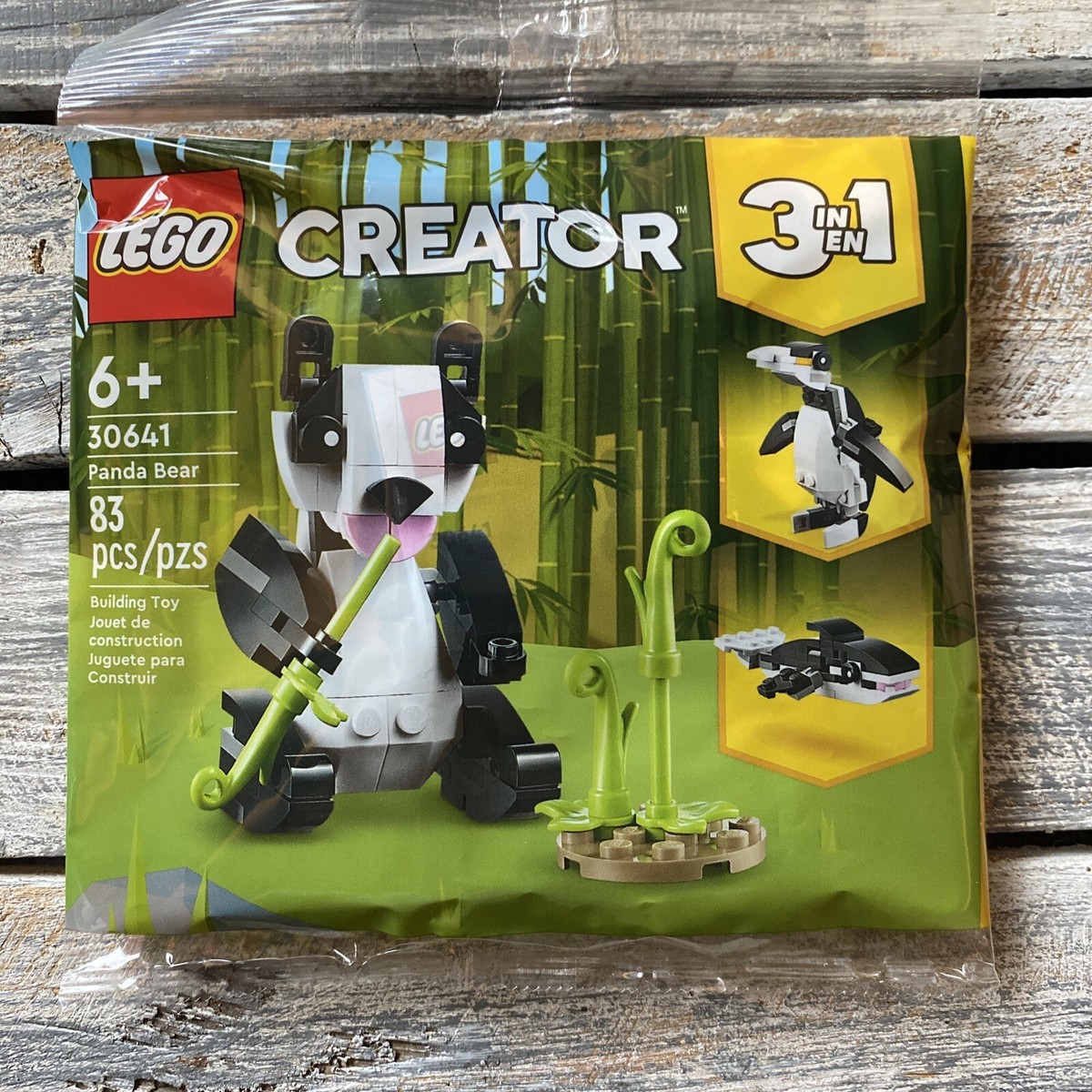 LEGO Creator 3in1 Panda Bear 30641 (83 Pcs) New. Orca. Killer