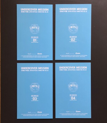 Rare! BTS JAPAN FAN MEETING VOL.2 UNDERCOVER MISSION Official