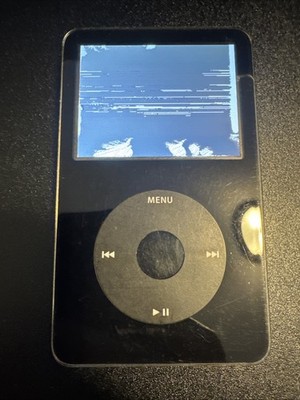 Apple iPod classic 5th Generation Black (60 GB) Cracked LCD | eBay