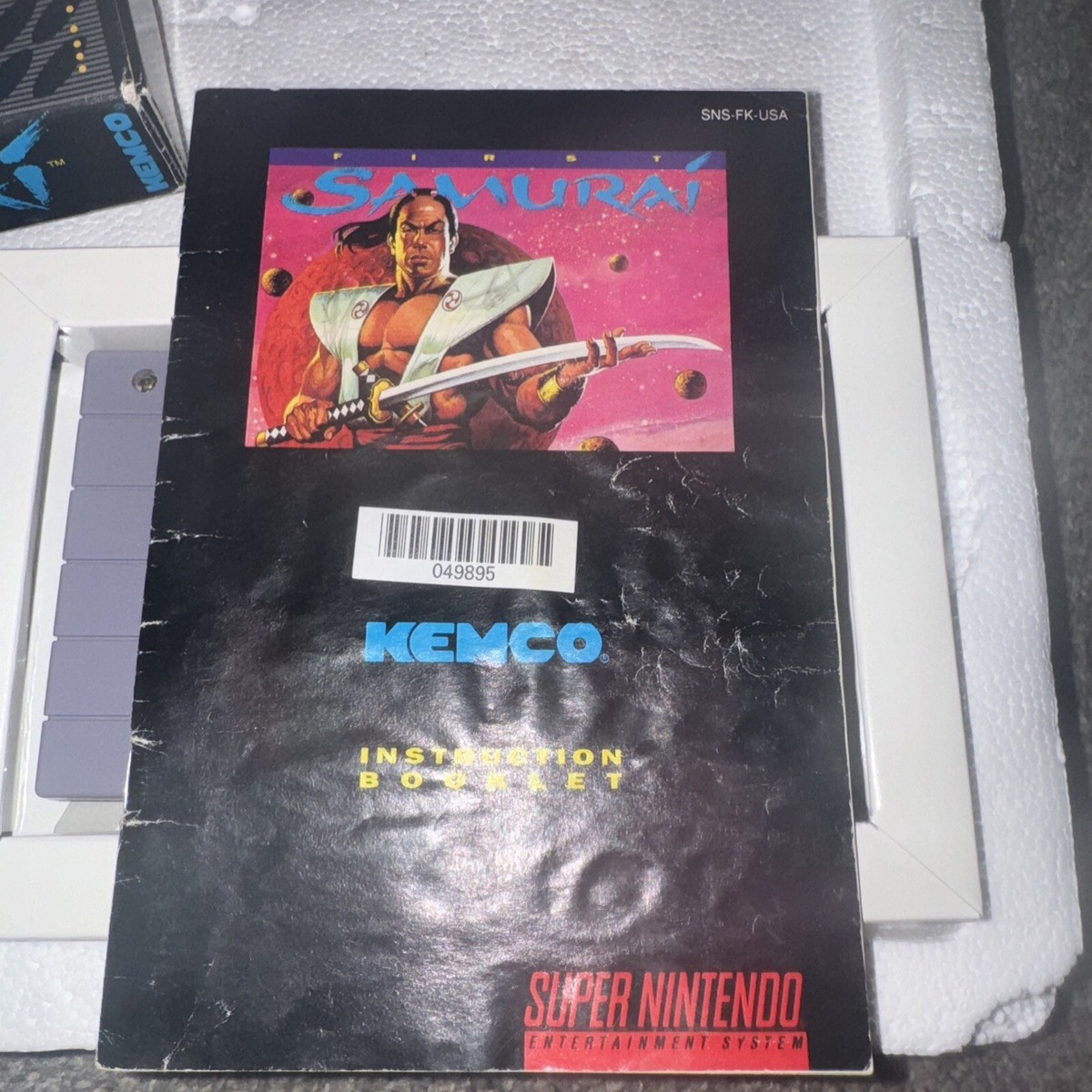 First Samurai (SNES) Super Nintendo CIB Box Complete Kemco 1993