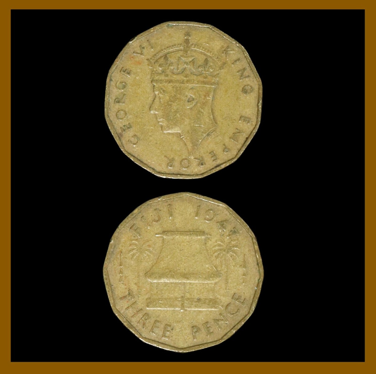 Fiji 3 Pence Coin, 1947 Km# 15 King George VI (Cir) | eBay