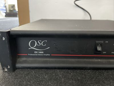 QSC EX-1600 Professional Stereo Power Amplifier 600w pro Kanal