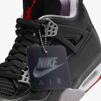 2024 Nike Air Jordan 4 Retro Bred Reimagined Mens and Kids Sizes