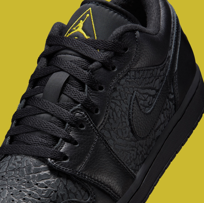 Nike Air Jordan 1 Low Black Elephant Print IM6568-010 Mens New | eBay
