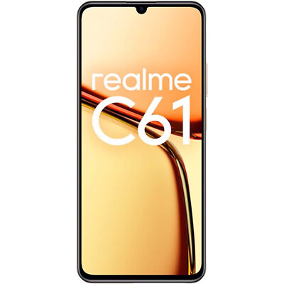 Realme C61 4G Sparkle Gold 256GB + 6GB Dual-SIM Factory Unlocked