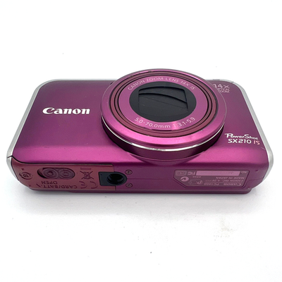 Canon PowerShot SX210 HS Purple Digital Camera From Japan Tested