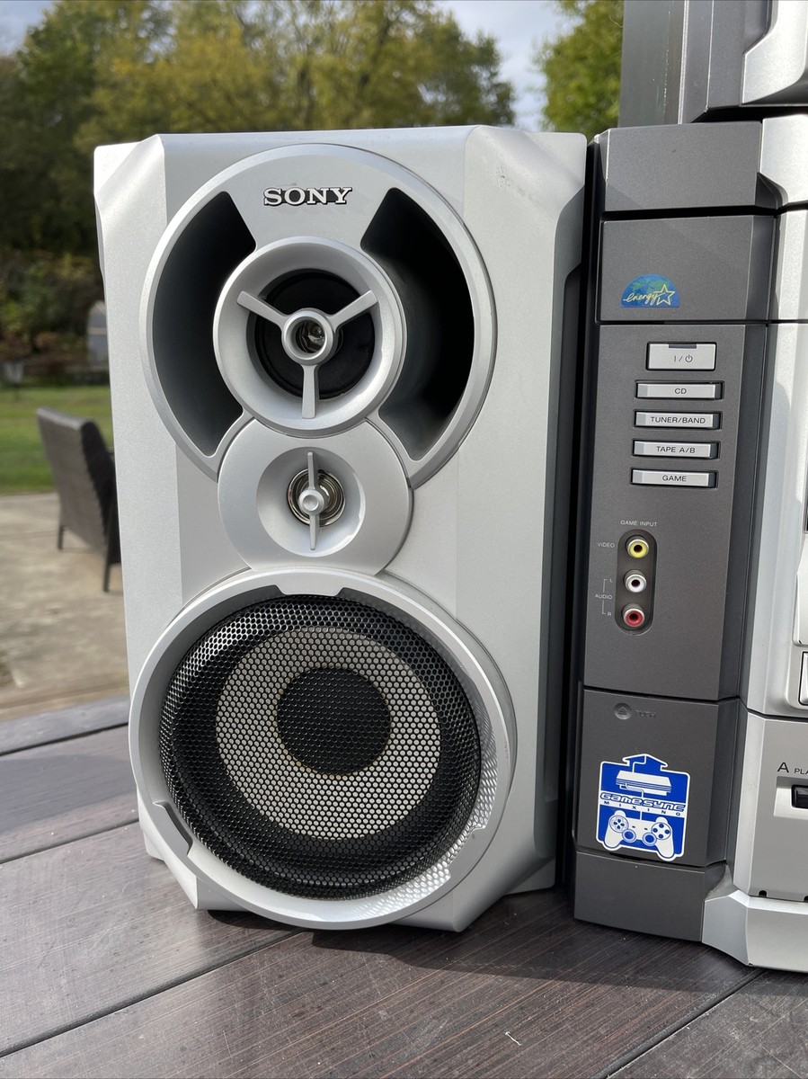 Sony MHC-GX40 Mini Hi-Fi Component System 3 Disc AM / FM No Remote