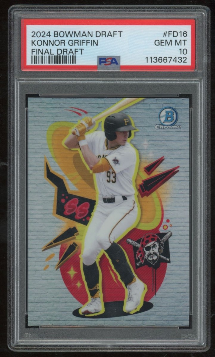 KONNOR GRIFFIN 2024 BOWMAN CHROME DRAFT FINAL #FD-16 PSA 10 | eBay