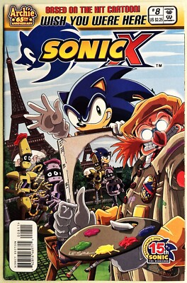 SONIC X HEDGEHOG Comic Book #8 June 2006 First Edition Bagged