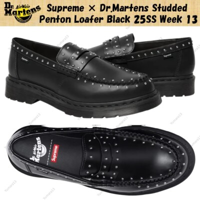 Supreme × Dr.Martens Studded Penton Loafer Black 25SS Week 13