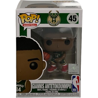 Funko POP! #45 Giannis Antetokounmpo Milwaukee Bucks NBA With Soft