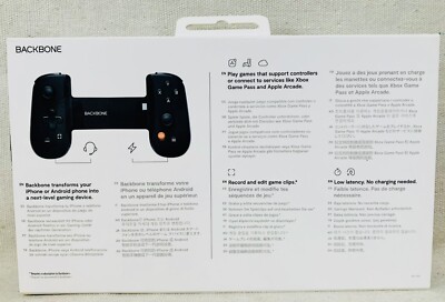 Backbone BB-51-P-BRW One (USB-C) - Mobile Gaming Controller, Black