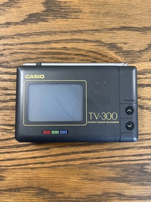 CASIO Pocket LCD Television TV-300 - Vintage Mini Pocket Color TV