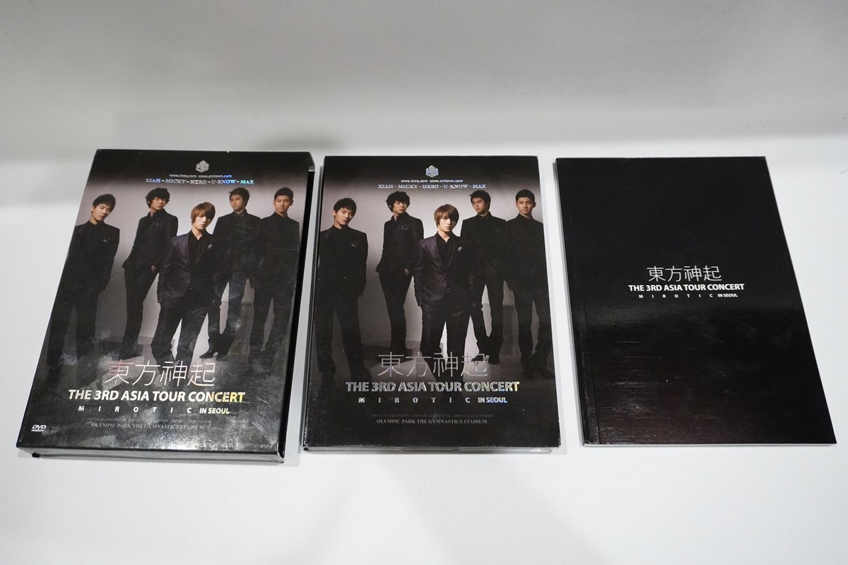 DVD TOHOSHINKI THE 3RD ASIA TOUR CONCERT MIROTIC IN SEOUL KOREA