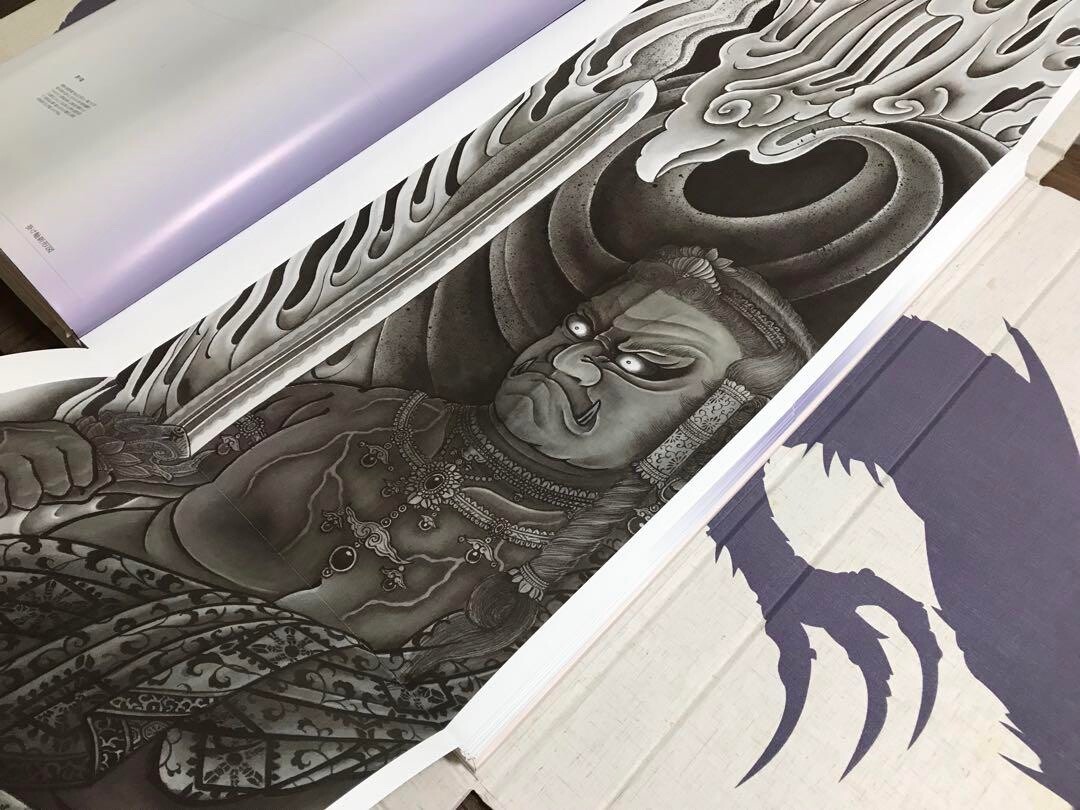 HORIYOSHI III 3rd generation Tattoo Artist Hanging SCROLLS Art