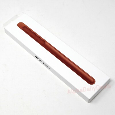 Genuine OEM Apple Pencil Pro 1st 2nd Gen Case Holder Cover - Brown