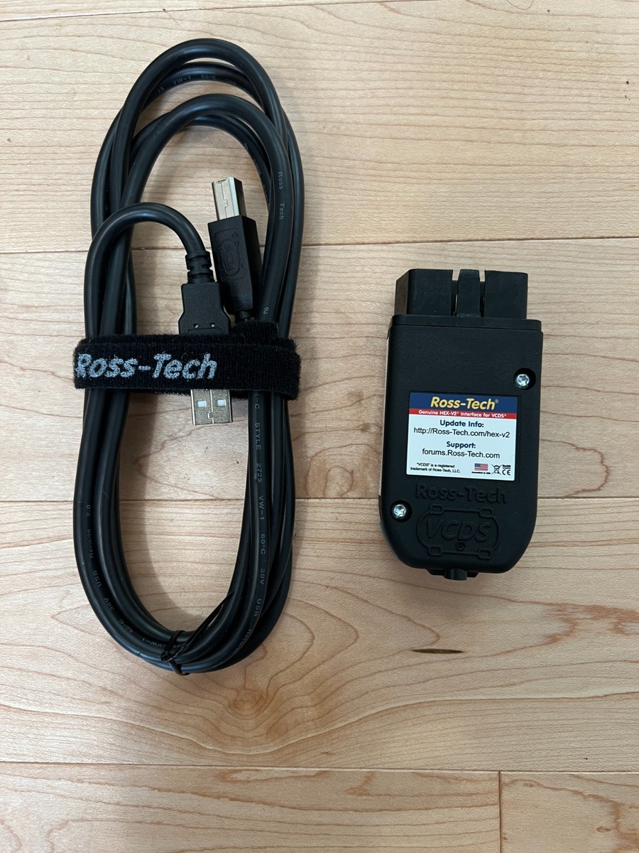 Genuine Ross-Tech Hex V2 Can USB VCDs 2 VINS Left for sale online