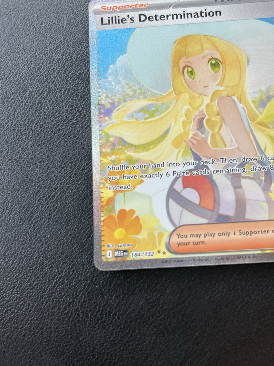 Pokémon TCG Lillie's Determination Mega Evolution 184/132 SIR PSA