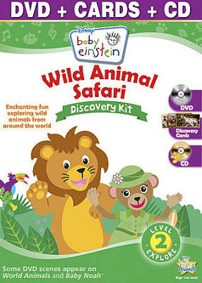 Baby Einstein: Wild Animal Safari Discovery Kit (DVD, 2010) New