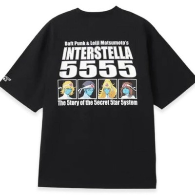 Interstella 5555 Daft Punk atmos T-shirt XL New Graphic Cotton