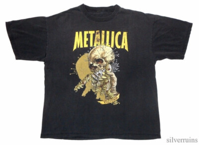 Metallica Vintage T Shirt 1997 Re Load Tour Concert 90's Pushead