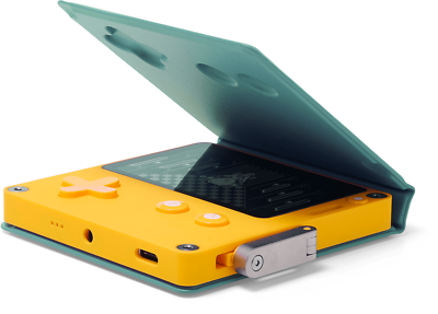 PLAYDATE with AQUA Cover - 24 Games - Handheld Console by Panic