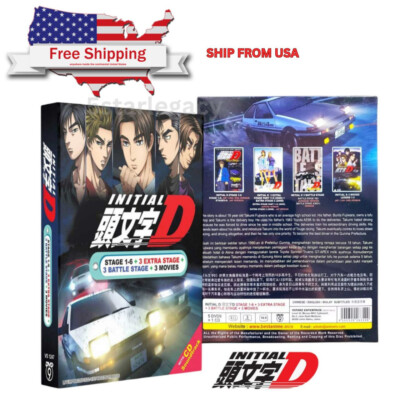 Initial D Anime DVD (English Dub) Complete Series Collection Stage