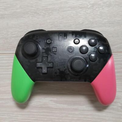 Nintendo Switch Pro Controller Splatoon 2 Edition procon official