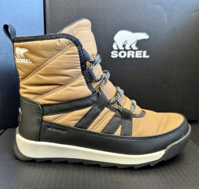 Sorel - Women's Whitney II Short Lace Elk and Black Winter Boots