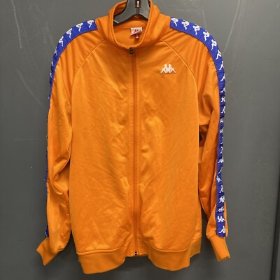 Kappa Full Zip Classic Tape Logo Track Jacket Adult Size Large