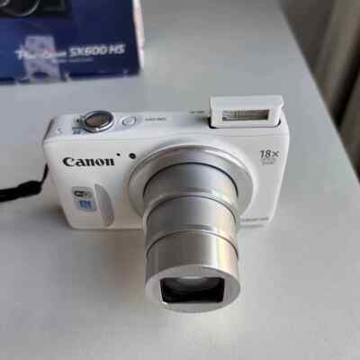 Canon PowerShot SX600 HS 16 Million Pixels White | eBay