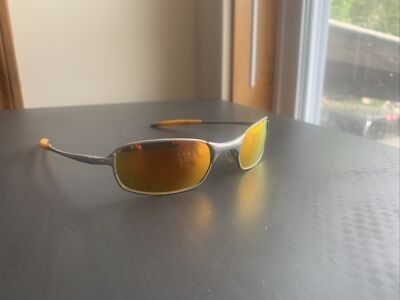 Oakley Square Wire 2.0 Silver Fire Iridium Spring Hinges 05-687