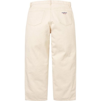 Supreme BAGGY SELVEDGE JEAN Size 34 in Natural Denim Jeans SS25